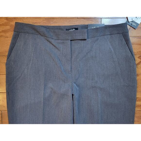 Rafaella NWT Women’s Size 14 Classic Fit Charcoal Gray Higher Rise Pant MSRP $58 - Picture 3 of 16